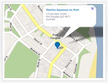 Mantra Aqueous on Port map